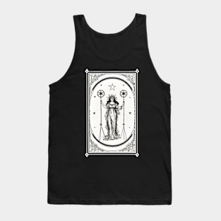 Themis Tarot Card Astrology Occult Mystical Tank Top